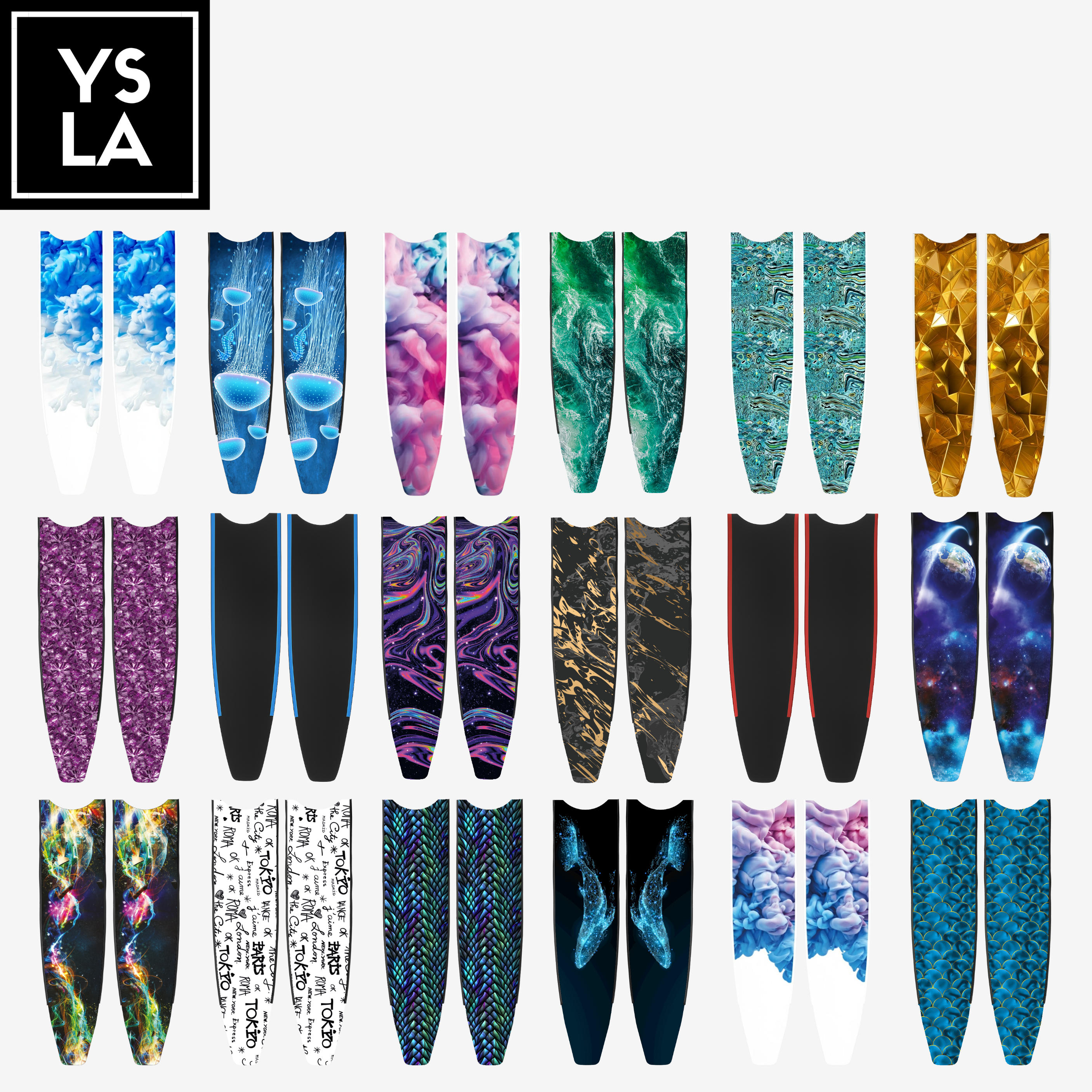 80cm Pure Carbon Long Blade only Leaderfins