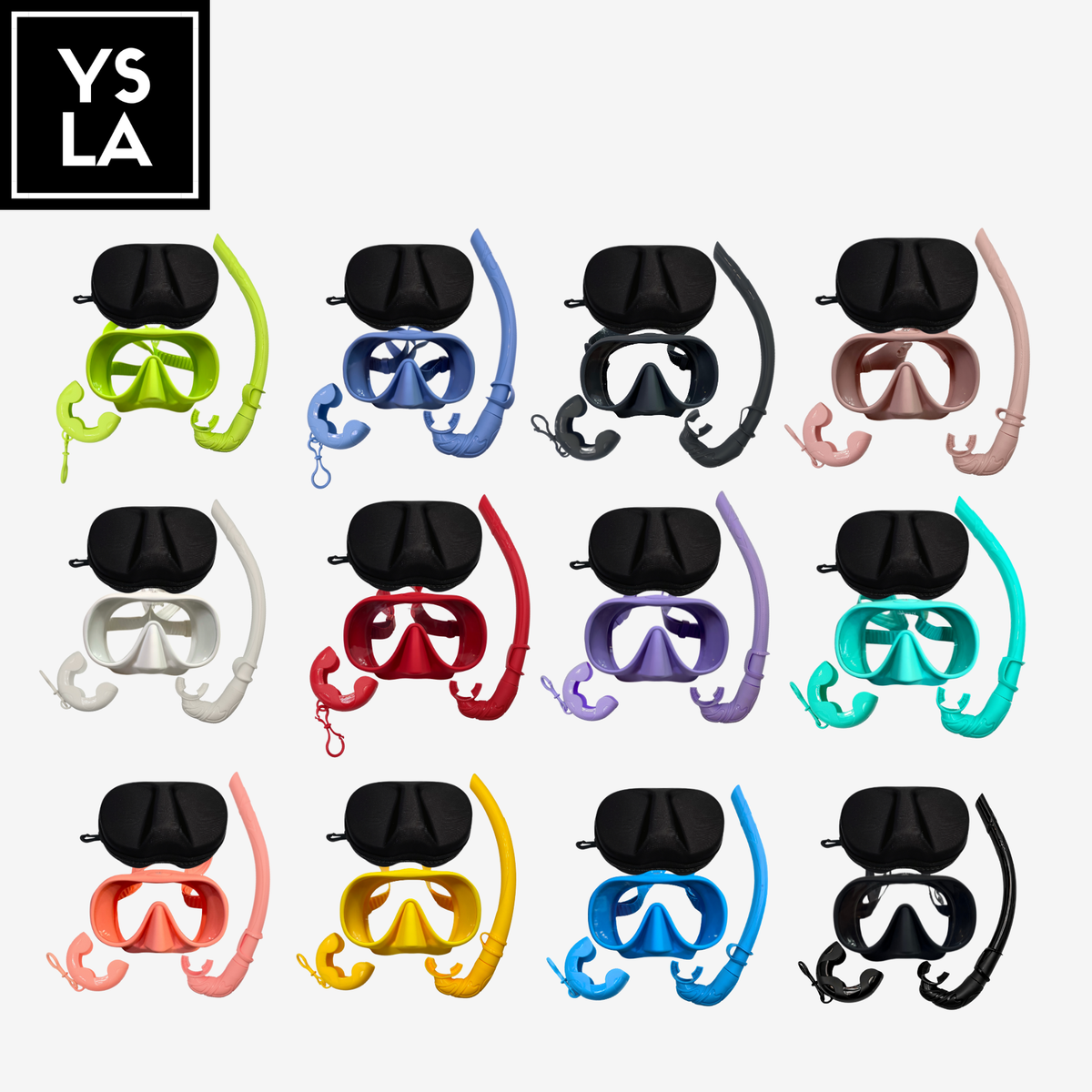 Frameless Liquid Silicone Tempered Glass Freediving Mask Set – Ysla ...