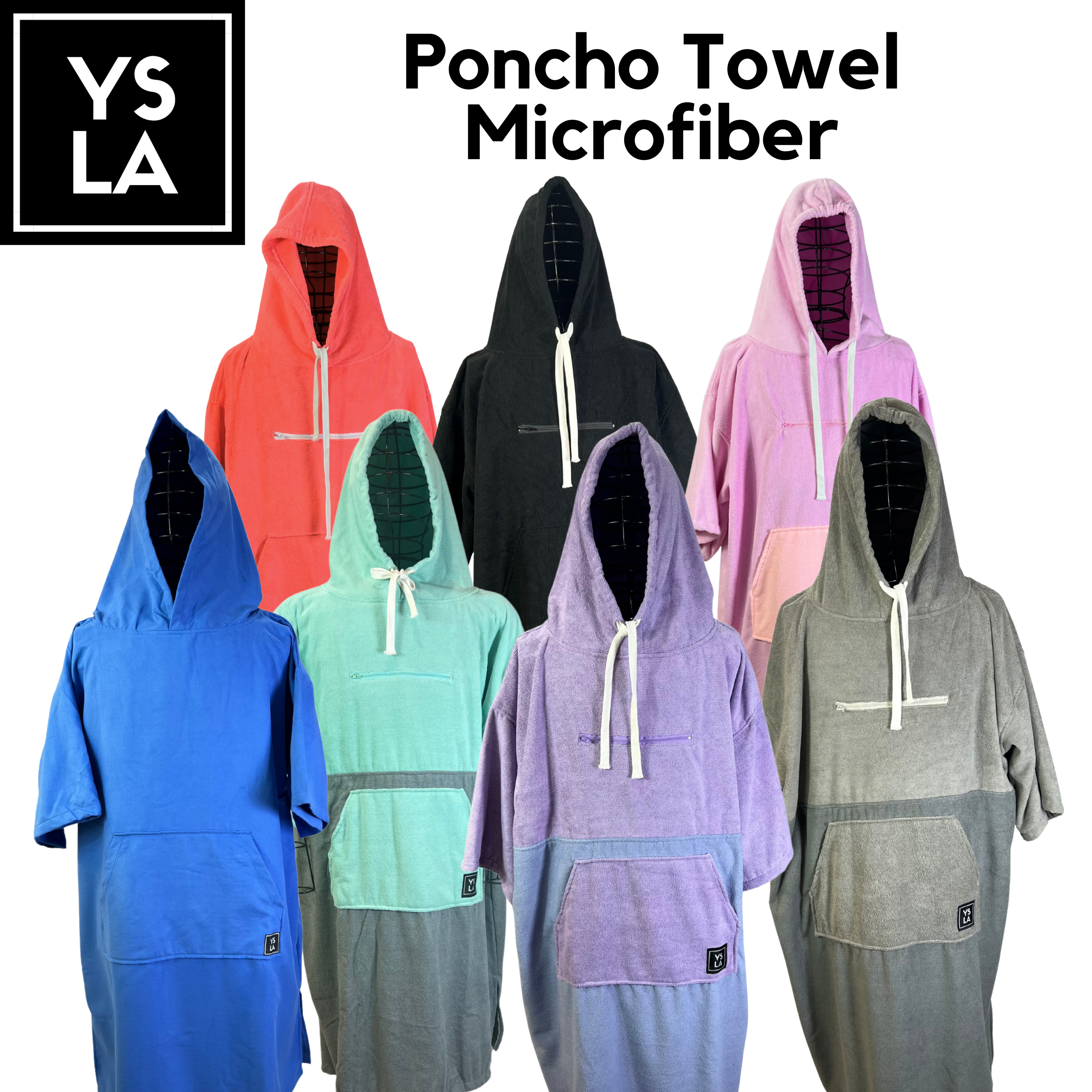 Maxi 250 GSM Quick Absorbing Beach Poncho Changing Robe Microfiber Towel