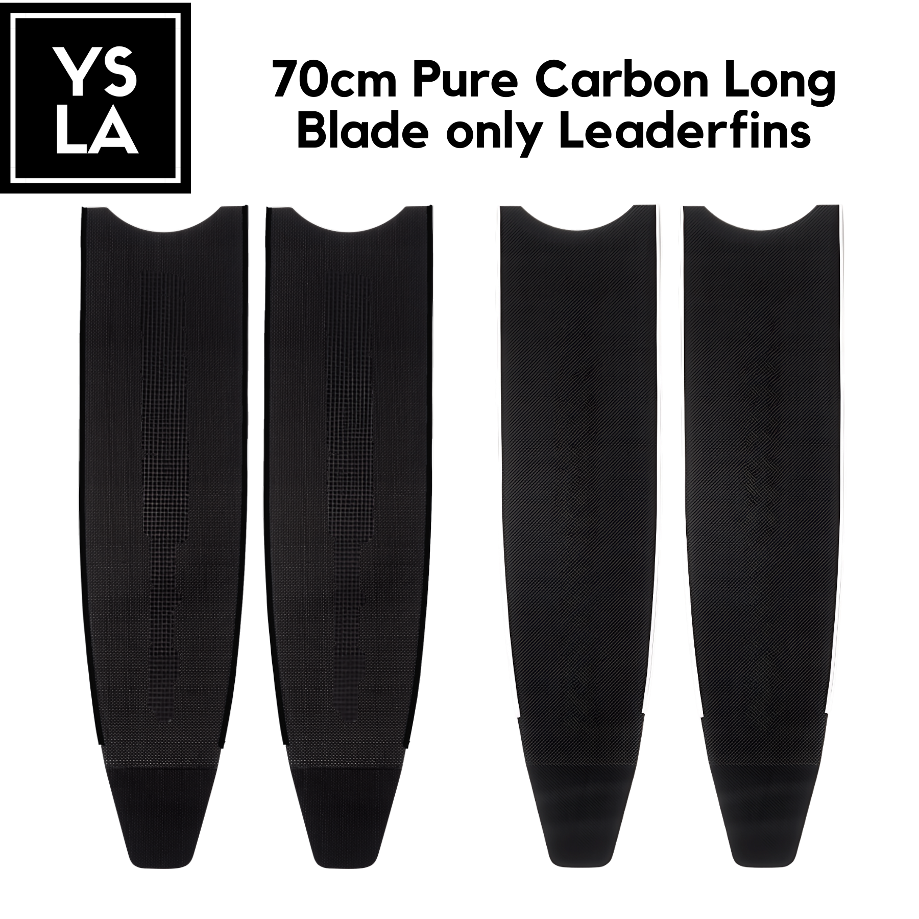 70cm Pure Carbon Long Blade only Leaderfins