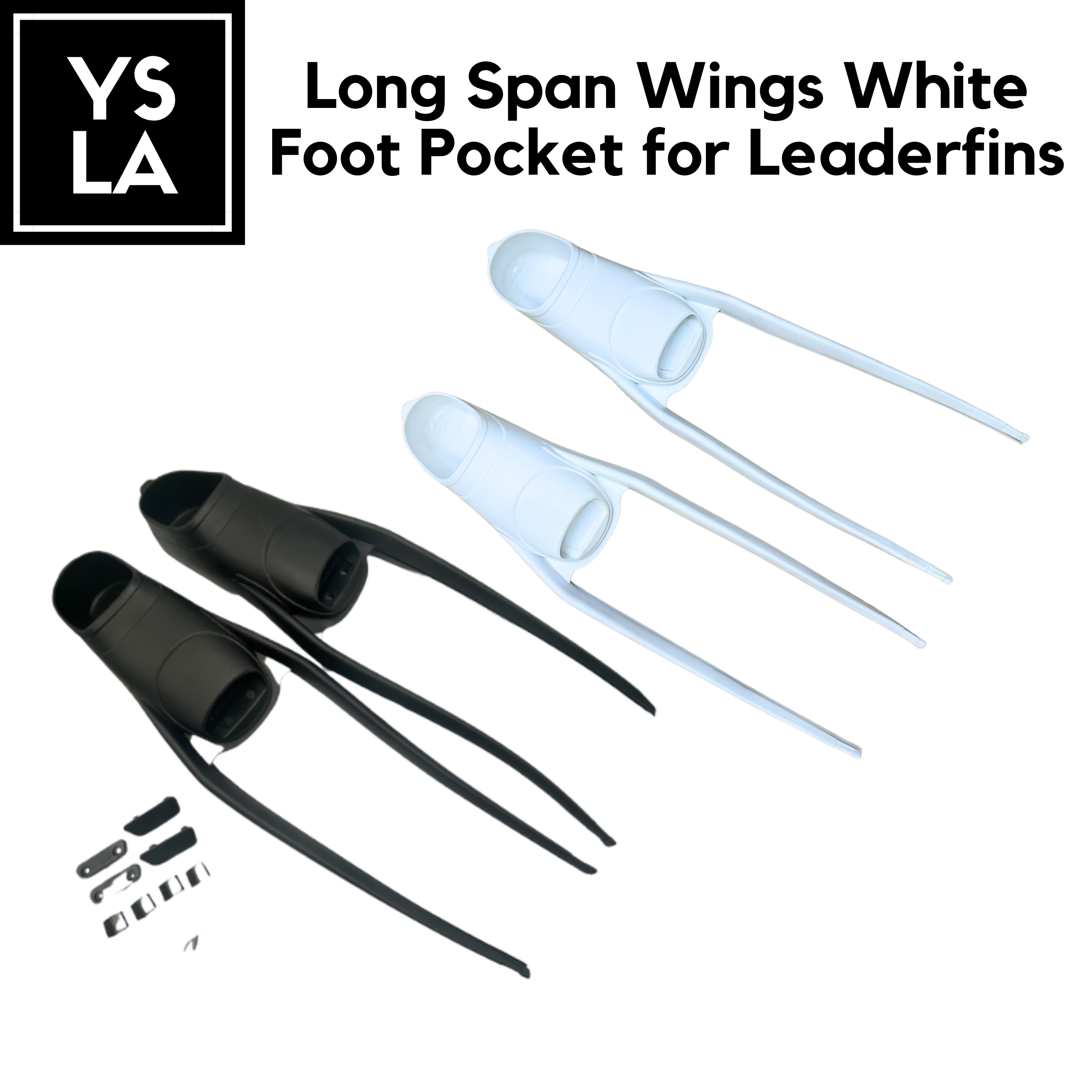 Leaderfins Long Span Wings with Assembly Clips for Leaderfins Blade