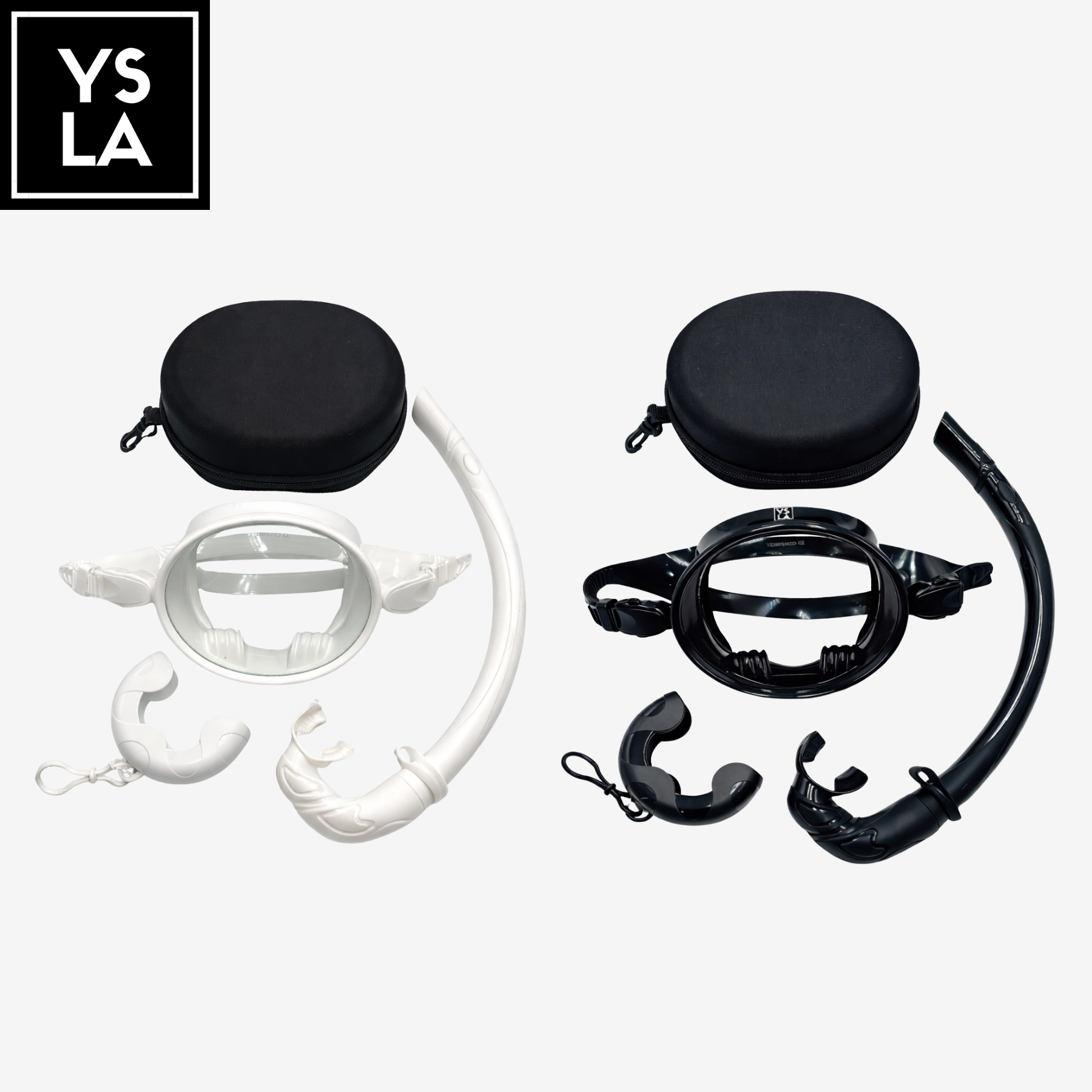 Cove Oval Tempered Glass Mask Spearfishing Mask Medium Volume Mask Set ...