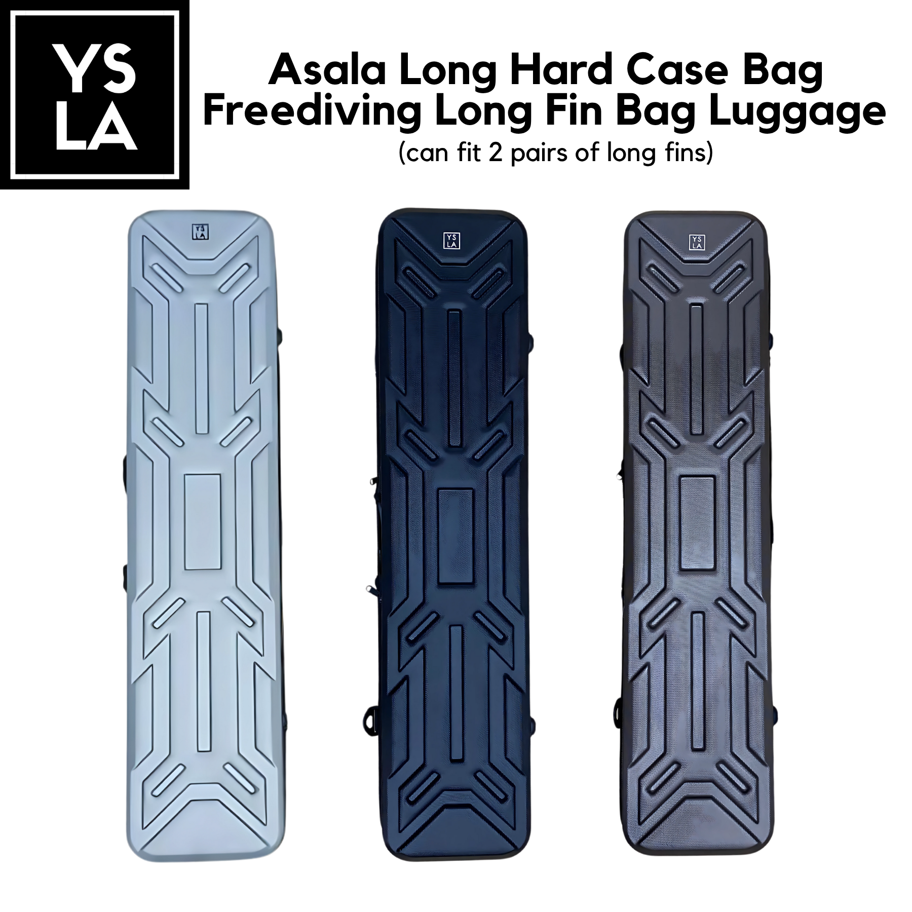Asala Long Hard case bag Freediving Long Fin Bag Luggage