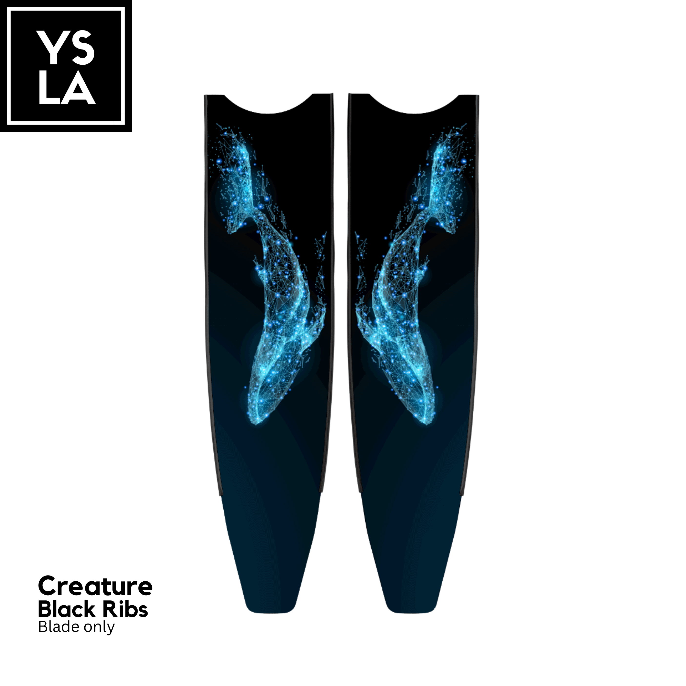 80cm Pure Carbon Long Blade only Leaderfins