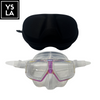 Resin Plastic Lens Low Volume Freedive Mask with Eva Box