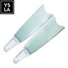 70cm Fiber Glass Long Blade Leaderfins with White and Black Foot Pockets