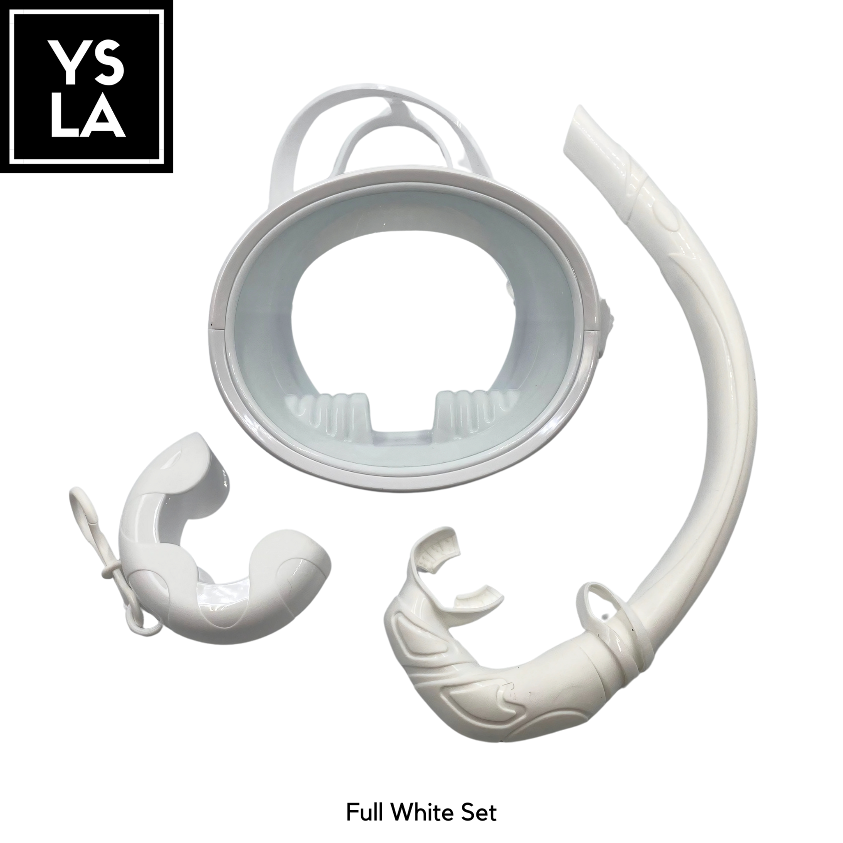 Ysla Tamago Oval Spearfishing Freediving Medium Volume Mask Set
