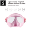 Resin Plastic Lens Low Volume Freedive Mask Set