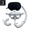 Wave Polycarbonate Lens Anti-Fog Low Volume Silicone Diving Mask Set