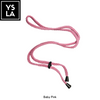 Braided Single-Color Custom Diving Mask Strap with Basic Metallic Stopper