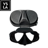 Solid Color Aluminum Frame Tempered Glass Freedive Mask only with Eva Box