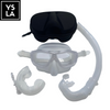 Wave Polycarbonate Lens Anti-Fog Low Volume Silicone Diving Mask Set