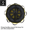 Baleen Inflatable Scuba Diving Freediving Training Buoy Float Surface with Interior Surface Marker