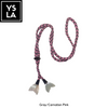 Braided Dual-Color Custom Diving Mask Strap with Mermaid Tail
