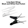 Leaderfins Carbon Fiber Long Fins with Long Span Foot Pocket