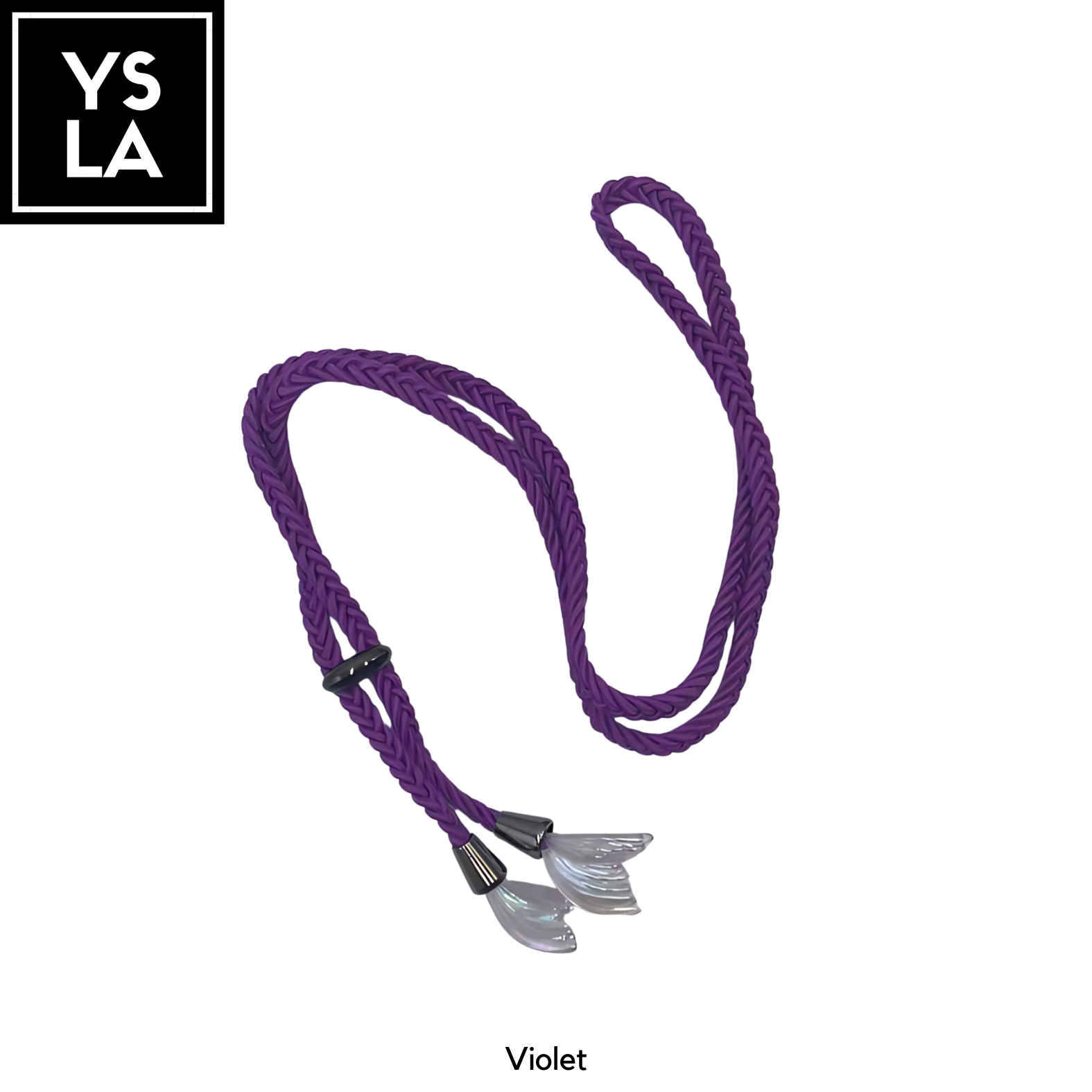 Braided Single-Color Custom Diving Mask Strap with Mermaid Tail