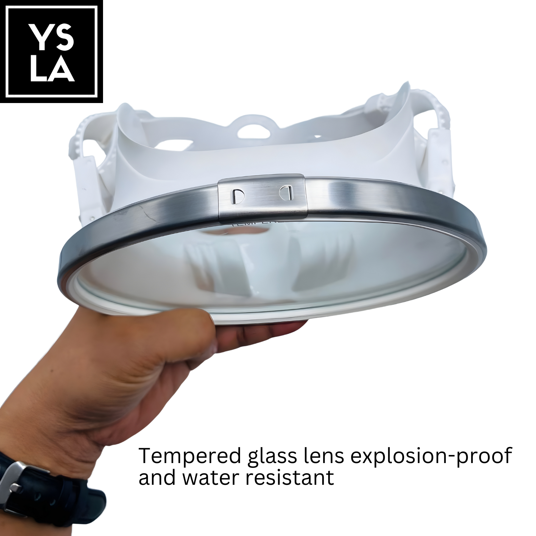 Glowval Diving Oval Mask for Freediving Medium Volume Mask Set with Snorkel