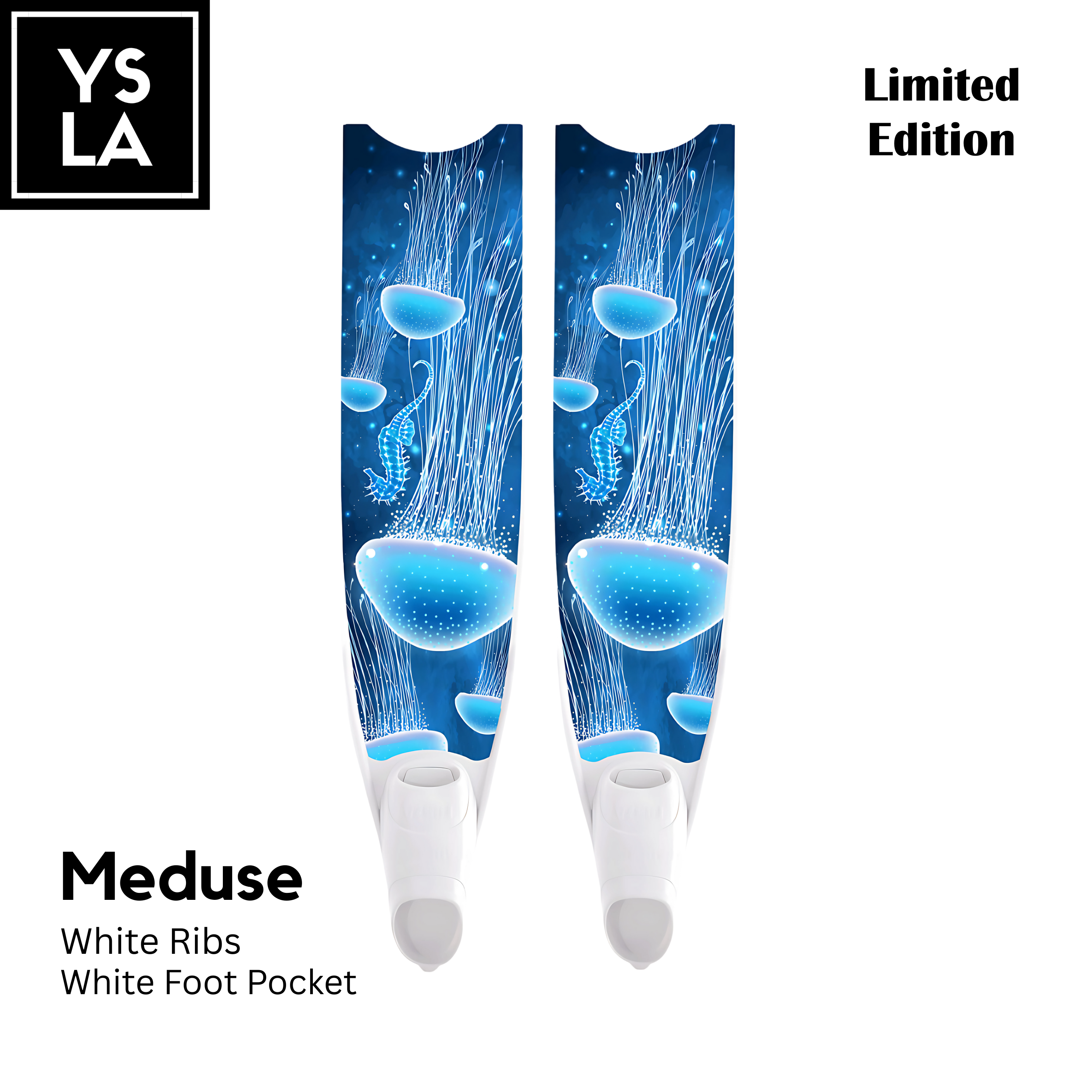 Leaderfins Pure Carbon Long Fins with Forza Foot Pocket