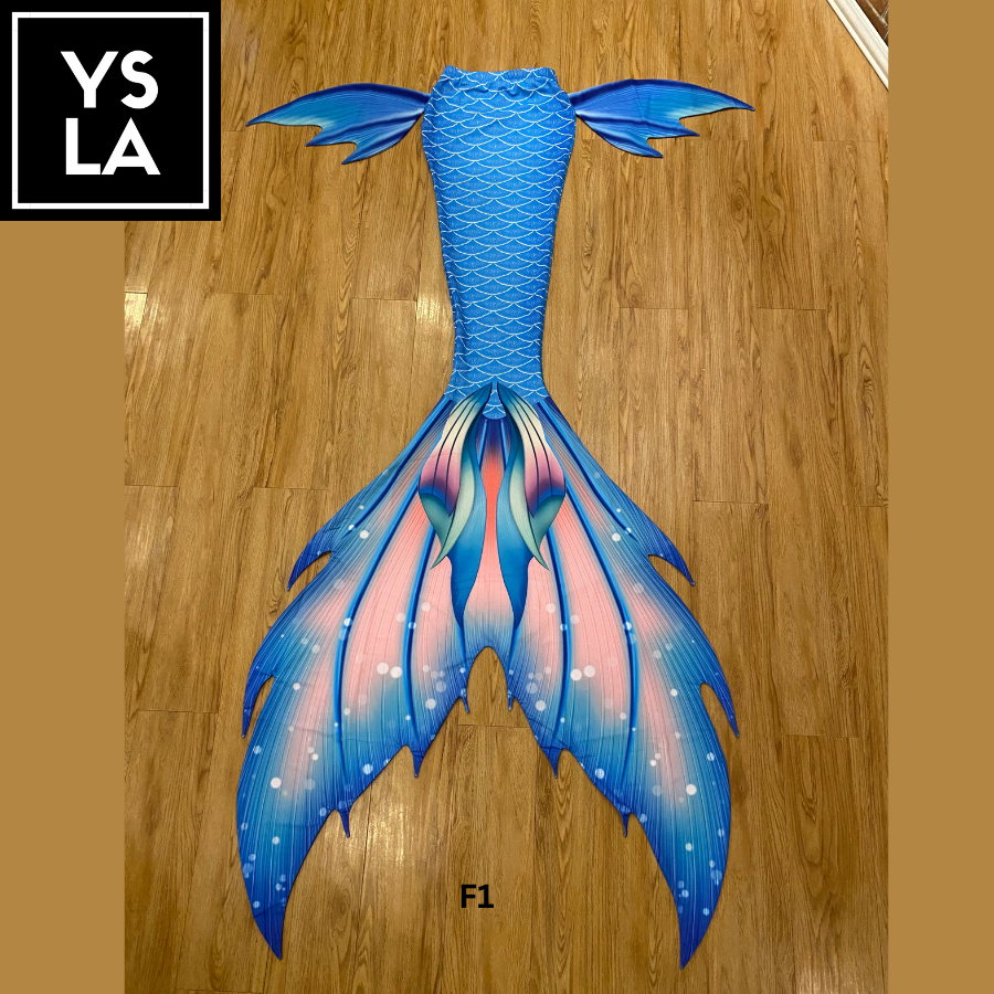 Adult Swimming Beachwear Mermaid Skin Tail with Bra Top