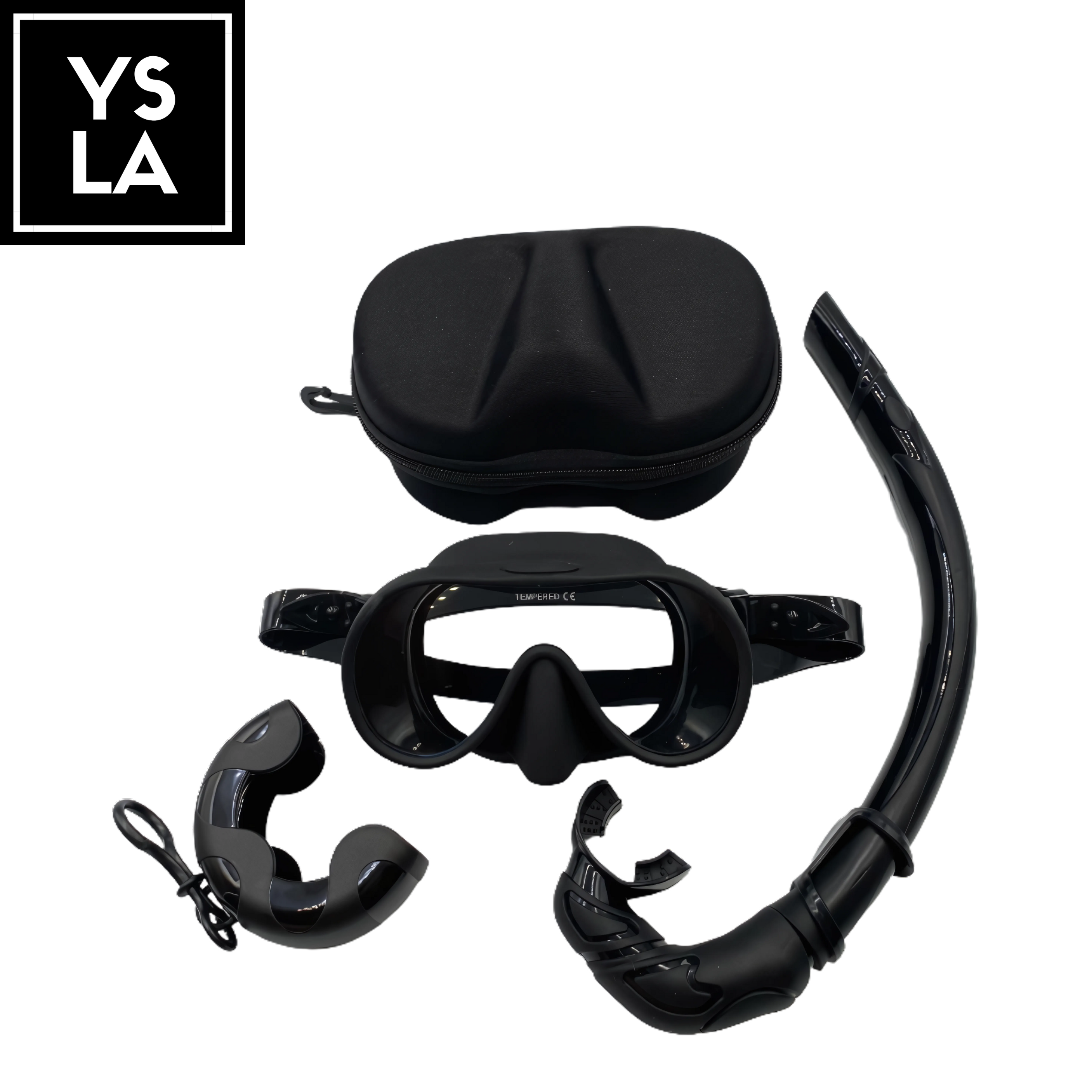 Coolio Kids Frameless Mask with Evabox and J-type Snorkel for Snorkeling Swimming