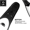 Wave Colored Long Freediving Fins White Foot Pocket