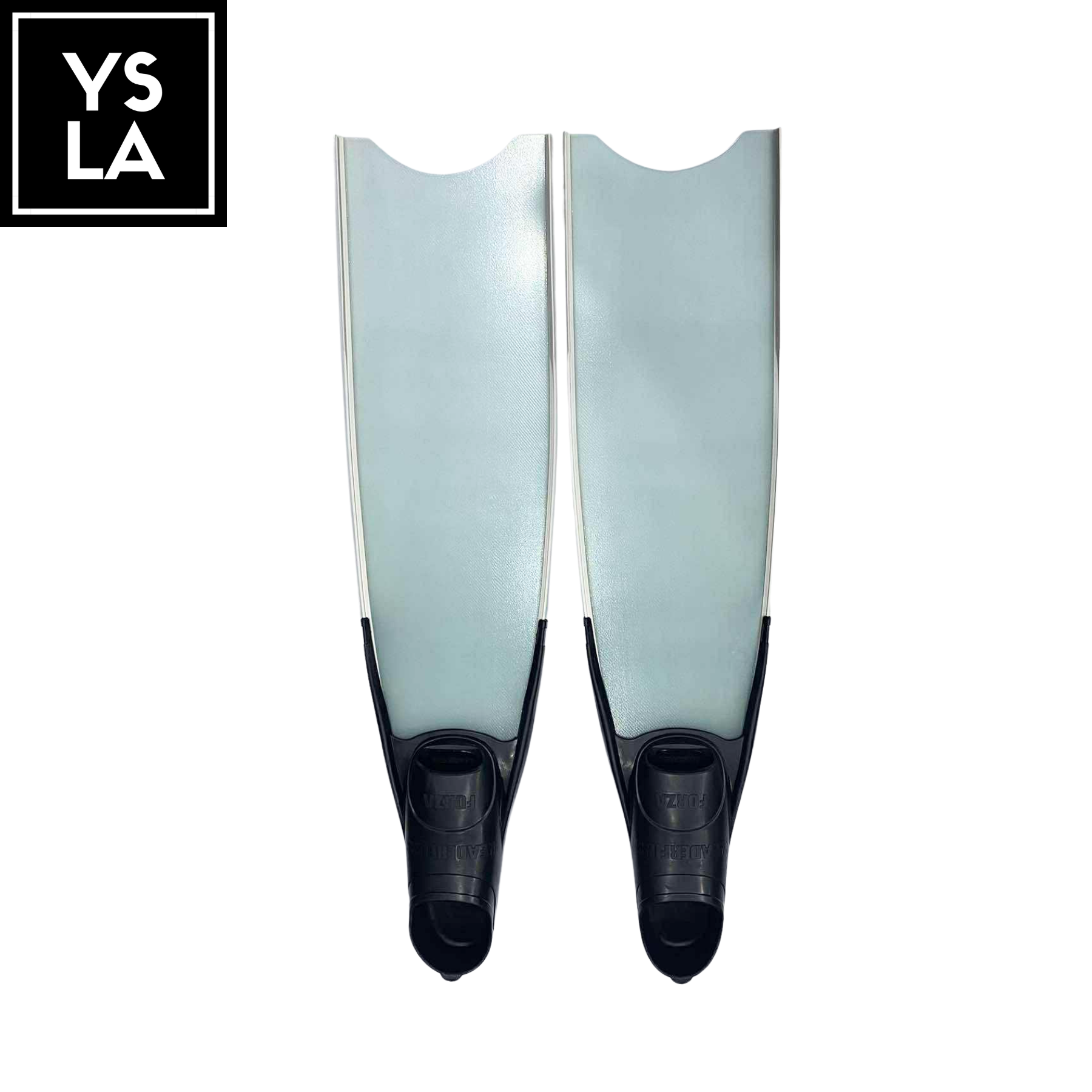 70cm Fiber Glass Long Blade Leaderfins with White and Black Foot Pockets
