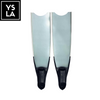 70cm Fiber Glass Long Blade Leaderfins with White and Black Foot Pockets
