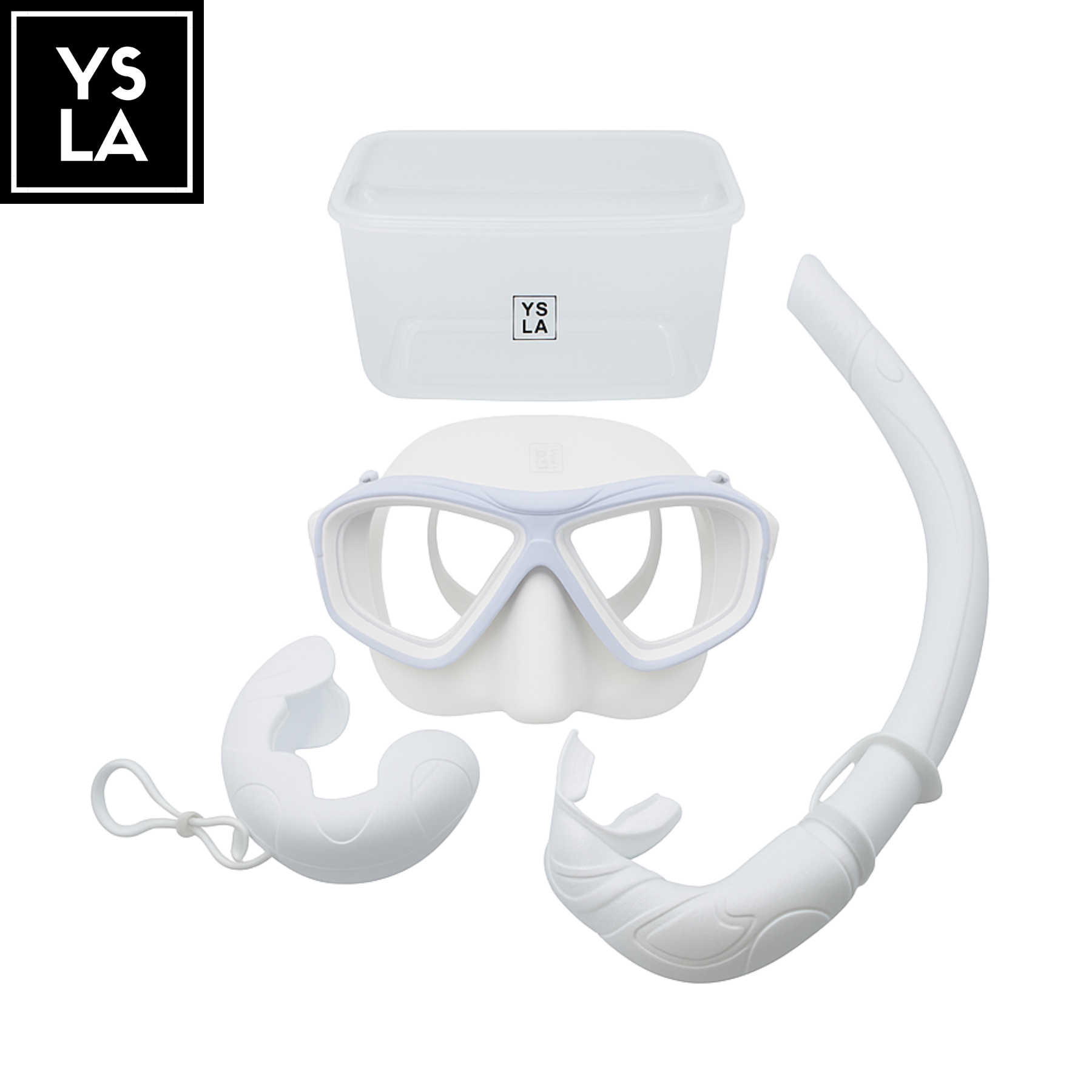 Wave Polycarbonate Lens Anti-Fog Low Volume Silicone Diving Mask Set