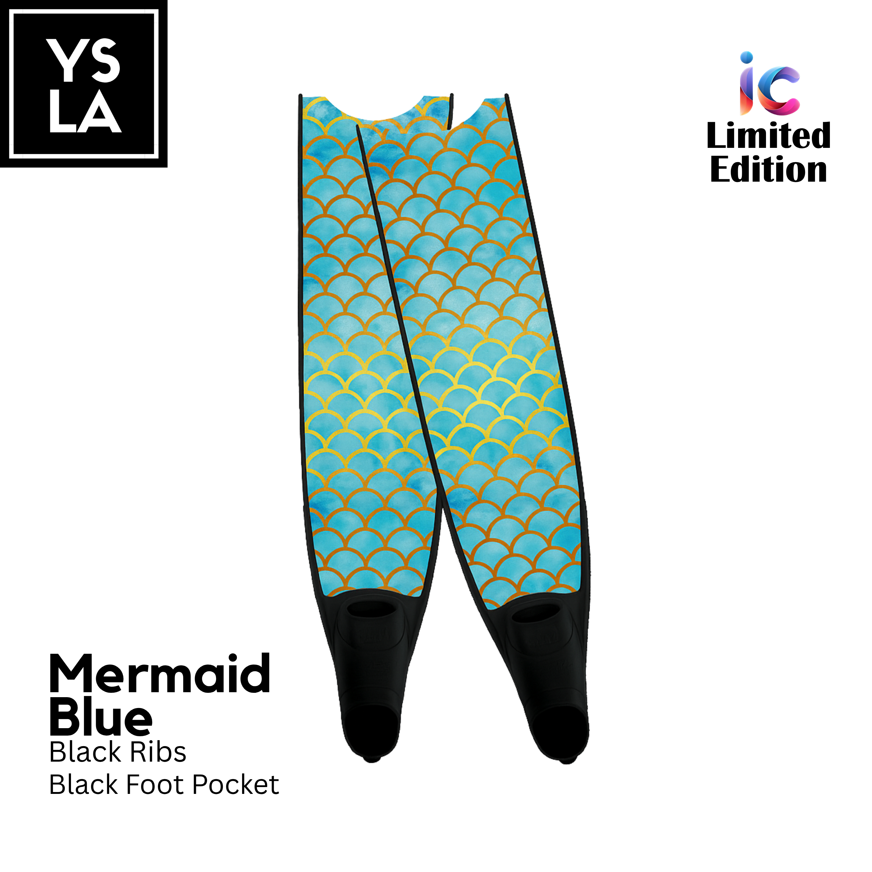 Leaderfins Fiberglass Long Fins with Forza Foot Pocket