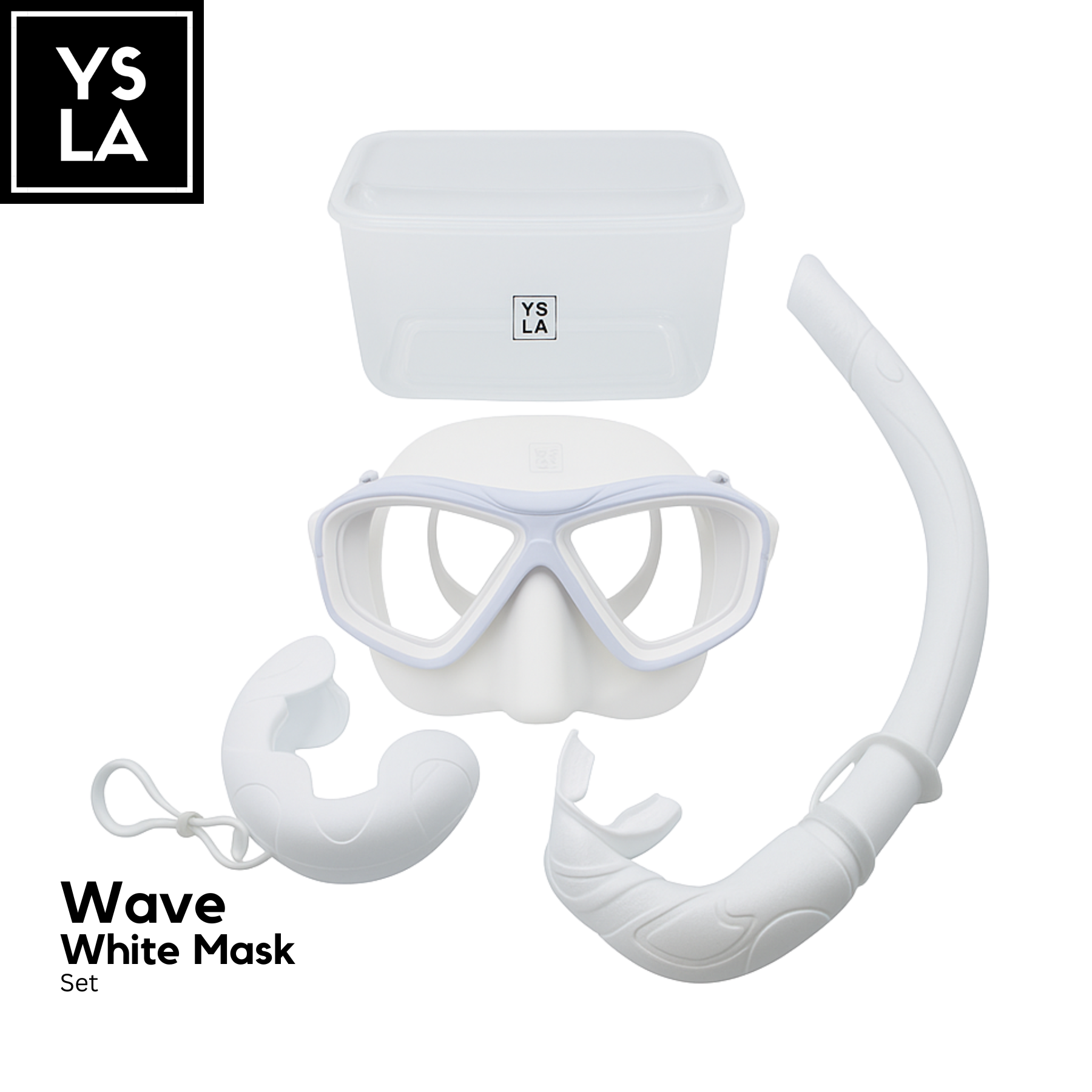 Wave Polycarbonate Lens Anti-Fog Low Volume Silicone Diving Mask Set