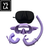 Coolio Kids Frameless Mask with Evabox and J-type Snorkel for Snorkeling Swimming