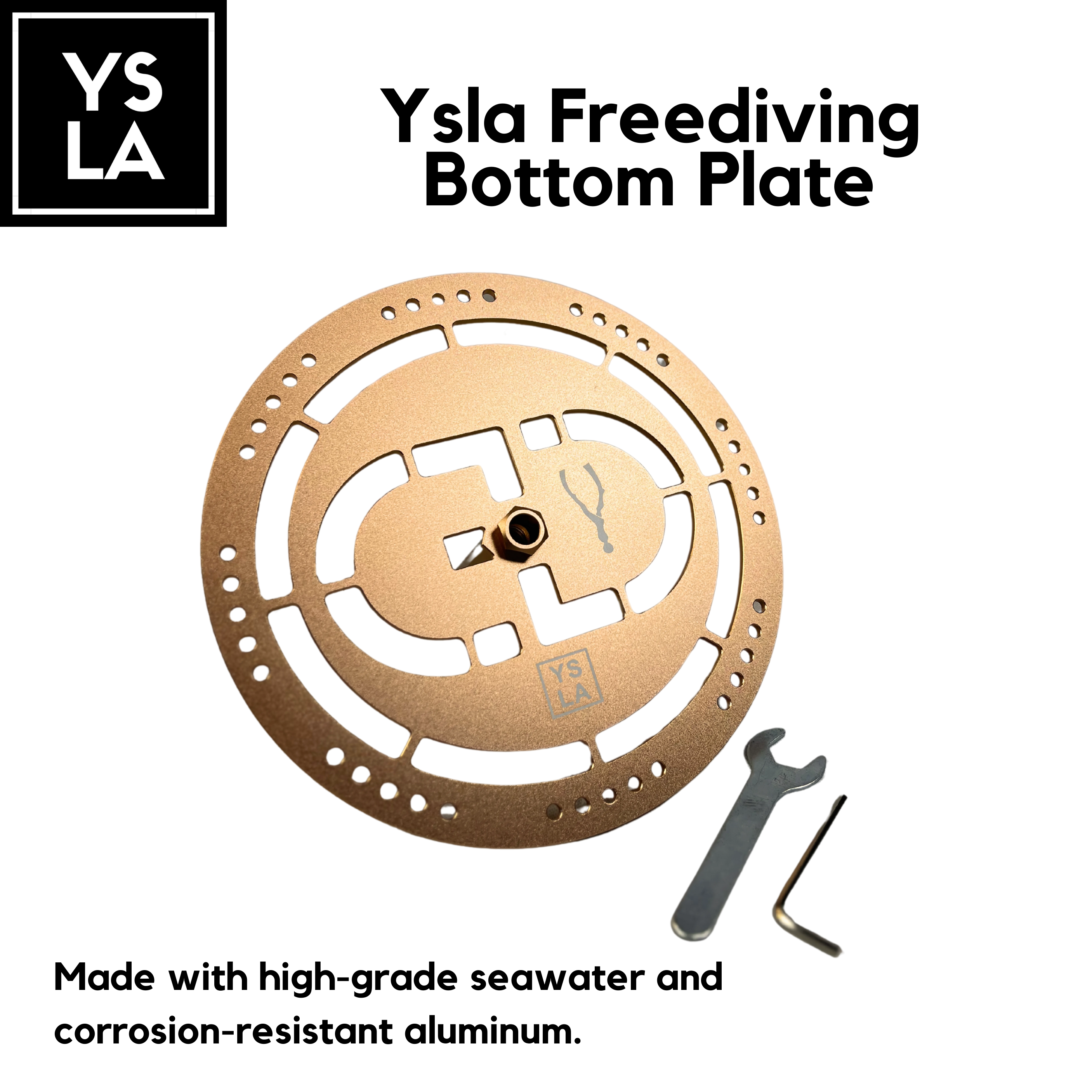Ysla Freediving Bottom Plate for Line Competition