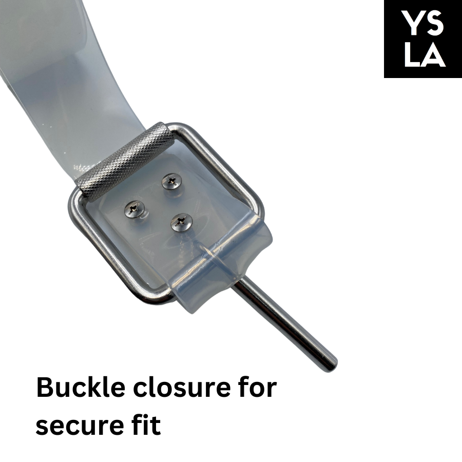 Limpid Translucent Belt for Freediving Weight Belt Soft Silicone with buckle Spearfishing Scuba