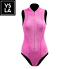 Trudive Seaglam 2mm Pink Bling Sleeveless Front-Zip Wetsuit