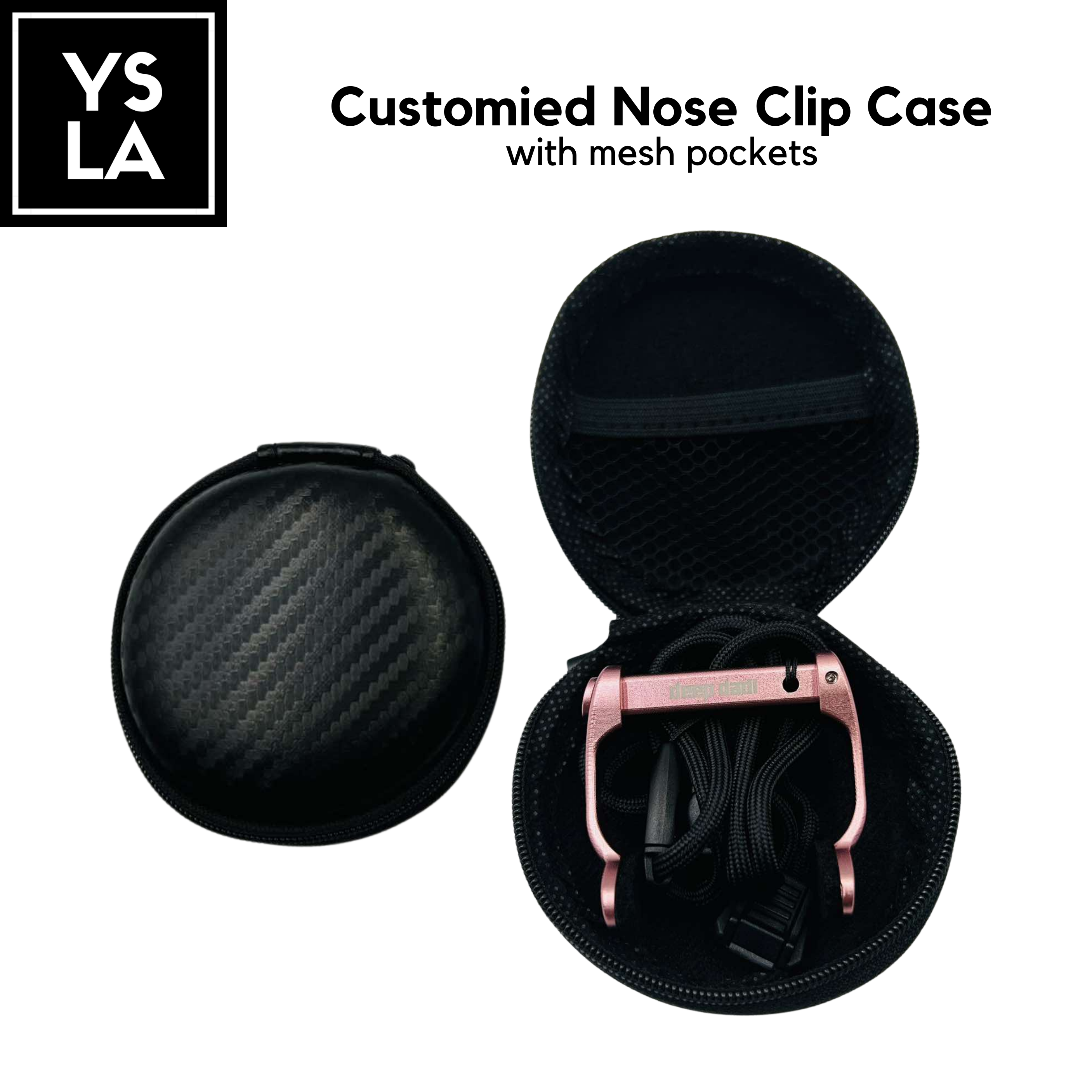 Deep Dadi Aluminum Nose Clip with Black Case
