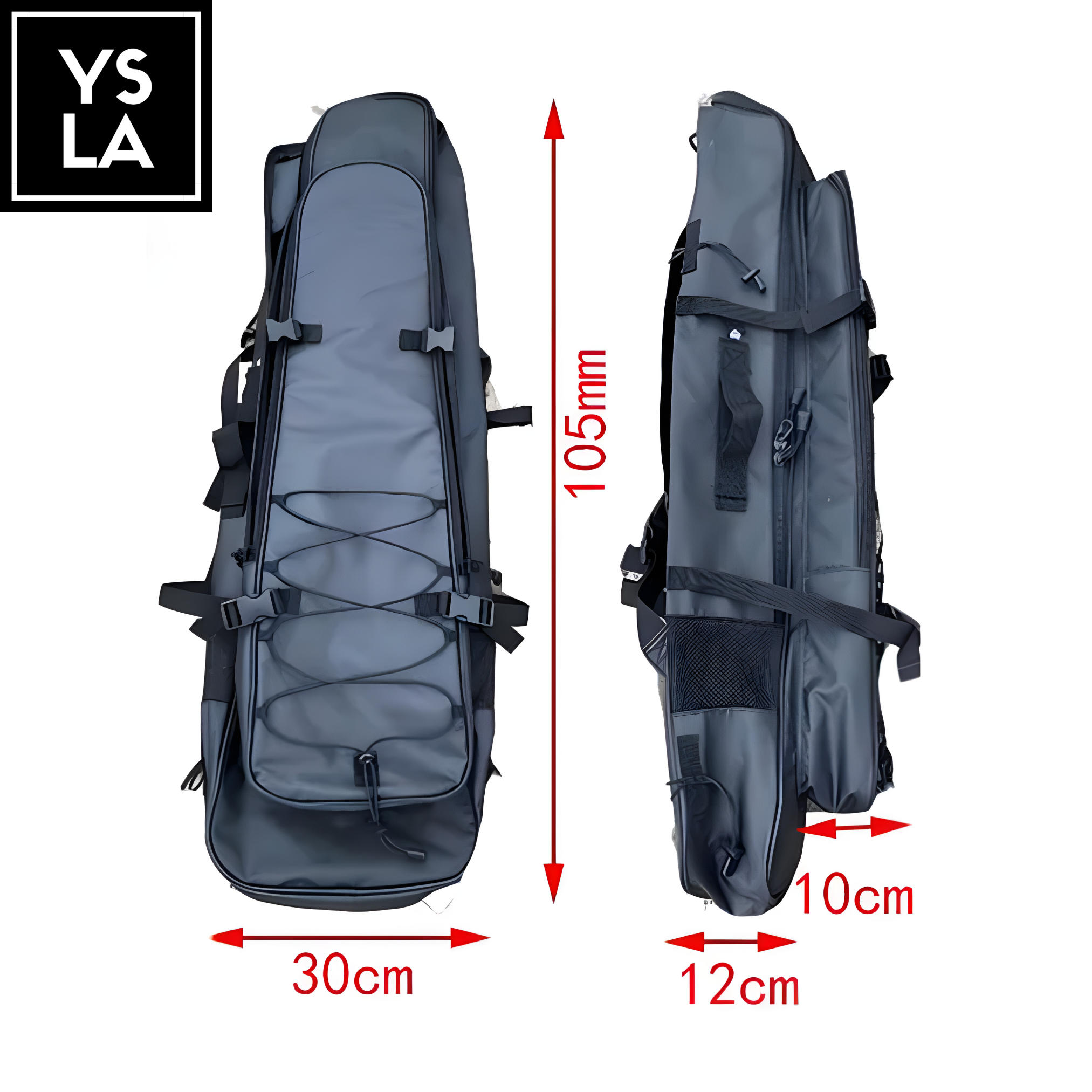 Ysla Teejay Waterproof Freedive Long Fin Bag and Spearfishing Backpack for 2 pairs of Fins