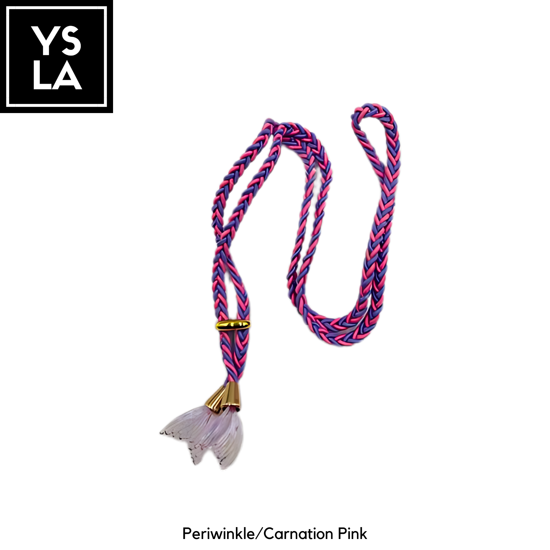 Braided Dual-Color Custom Diving Mask Strap with Mermaid Tail