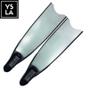 70cm Fiber Glass Long Blade Leaderfins with White and Black Foot Pockets