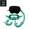 Coolio Kids Frameless Mask with Evabox and J-type Snorkel for Snorkeling Swimming