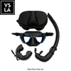 Wolf 65cc Ultra Low Volume Mask Tempered Glass Freedive Mask Set