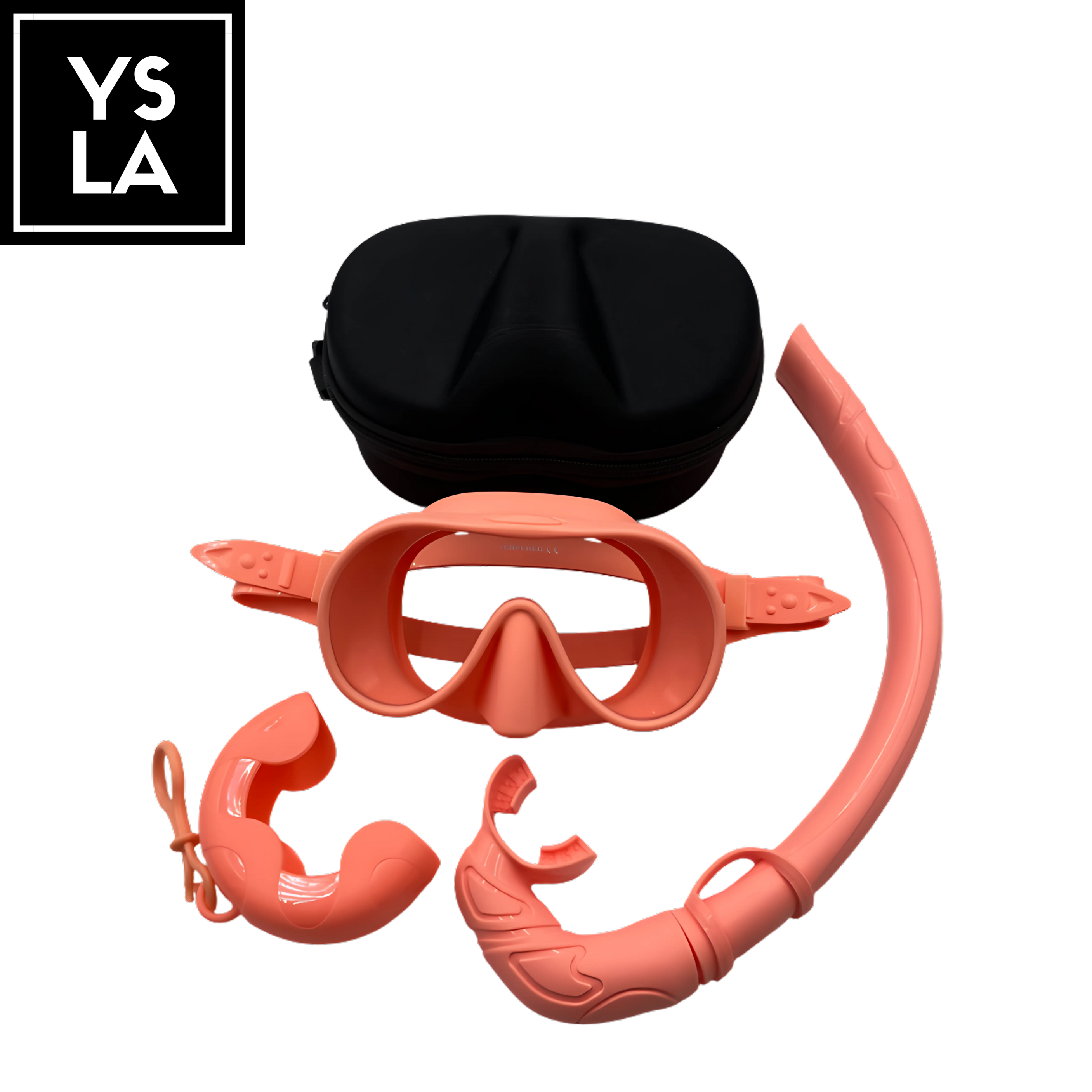 Coolio Kids Frameless Mask with Evabox and J-type Snorkel for Snorkeling Swimming