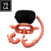 Coolio Kids Frameless Mask with Evabox and J-type Snorkel for Snorkeling Swimming