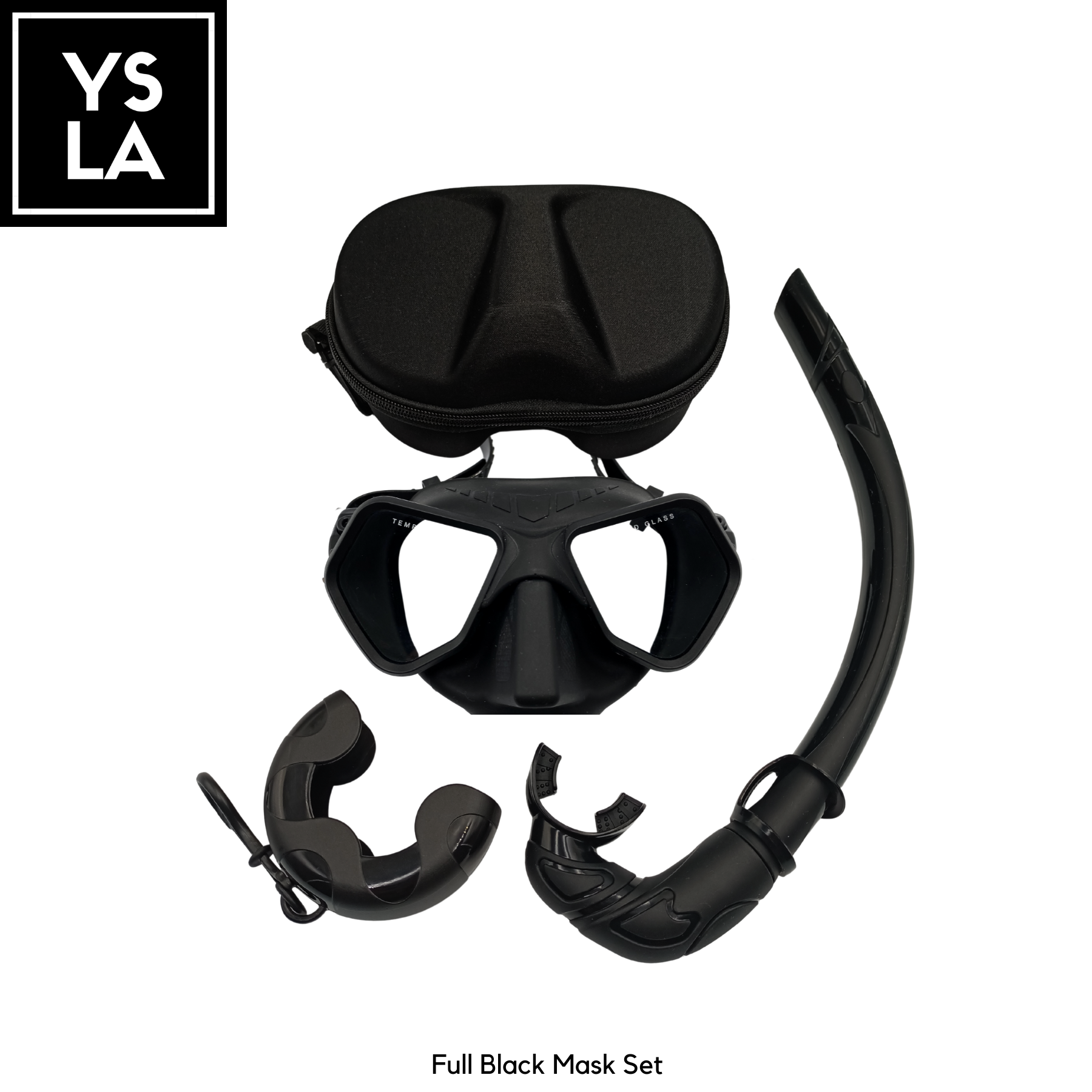 Wolf 65cc Ultra Low Volume Mask Tempered Glass Freedive Mask Set