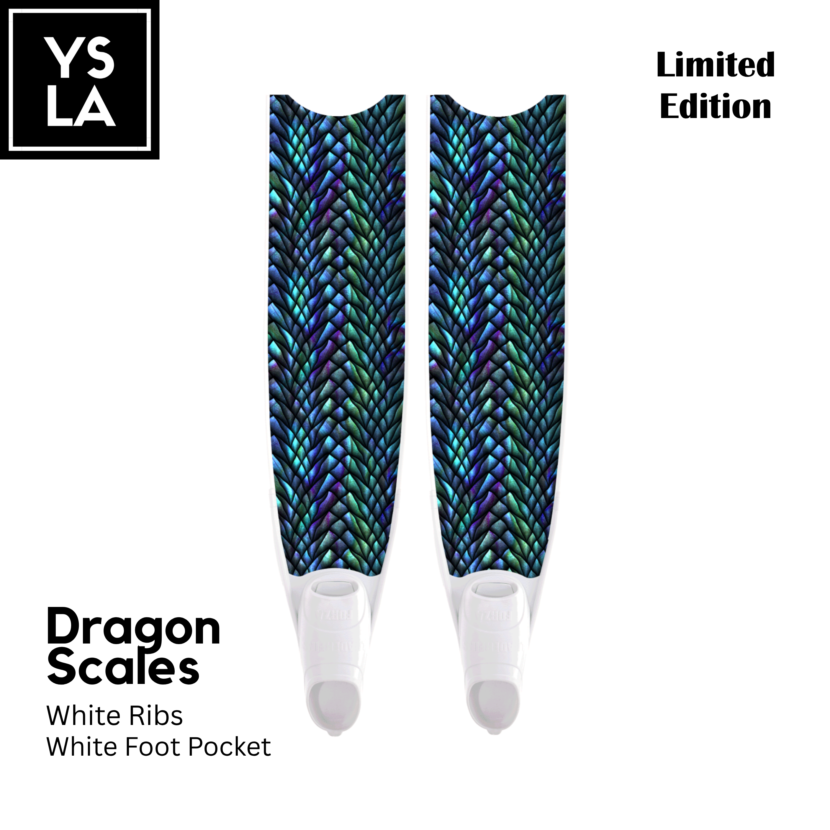 Leaderfins Fiberglass Long Fins with Forza Foot Pocket