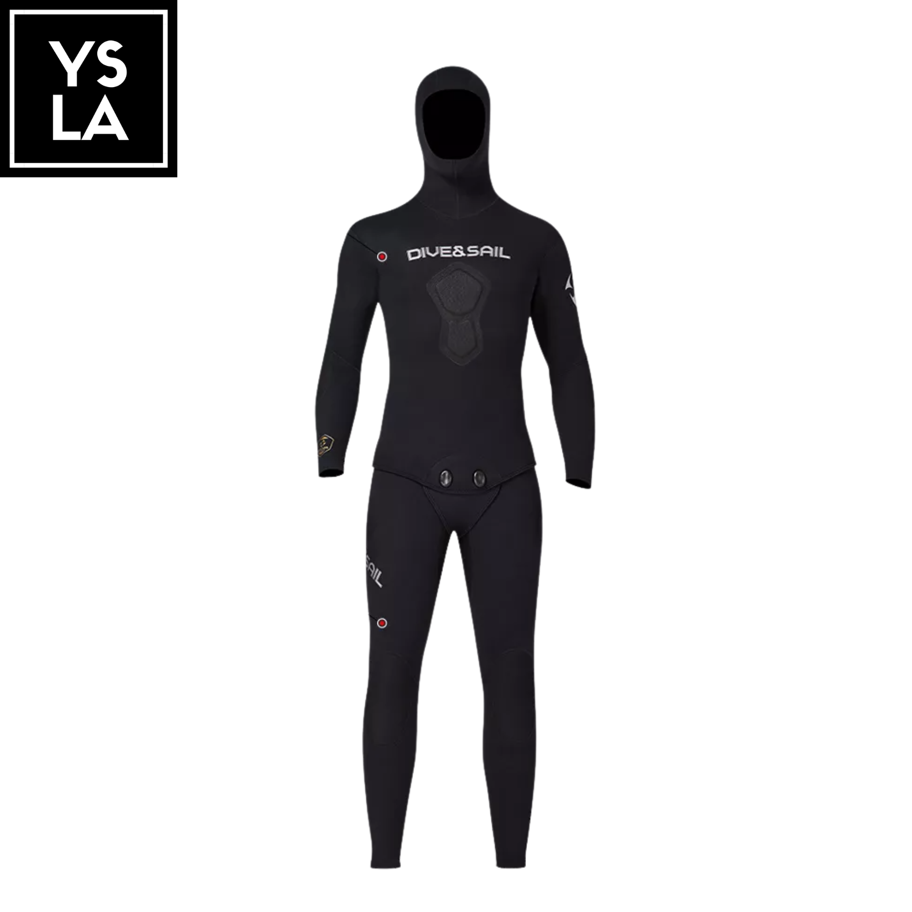 Trahe Dive and Sail 2piece Hooded Wetsuit 1.5mm Neoprene for Freedive Spearfishing Scuba Diving