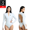 Trudive Alva 2mm Hollowed Long Sleeves Front-zipper Wetsuit