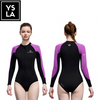 Kaila Dive and Sail 2mm One-piece Front Zipper Thermal Bikini Wetsuit