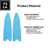 Ysla Wave Plastic Long Fin Blades only for Freediving