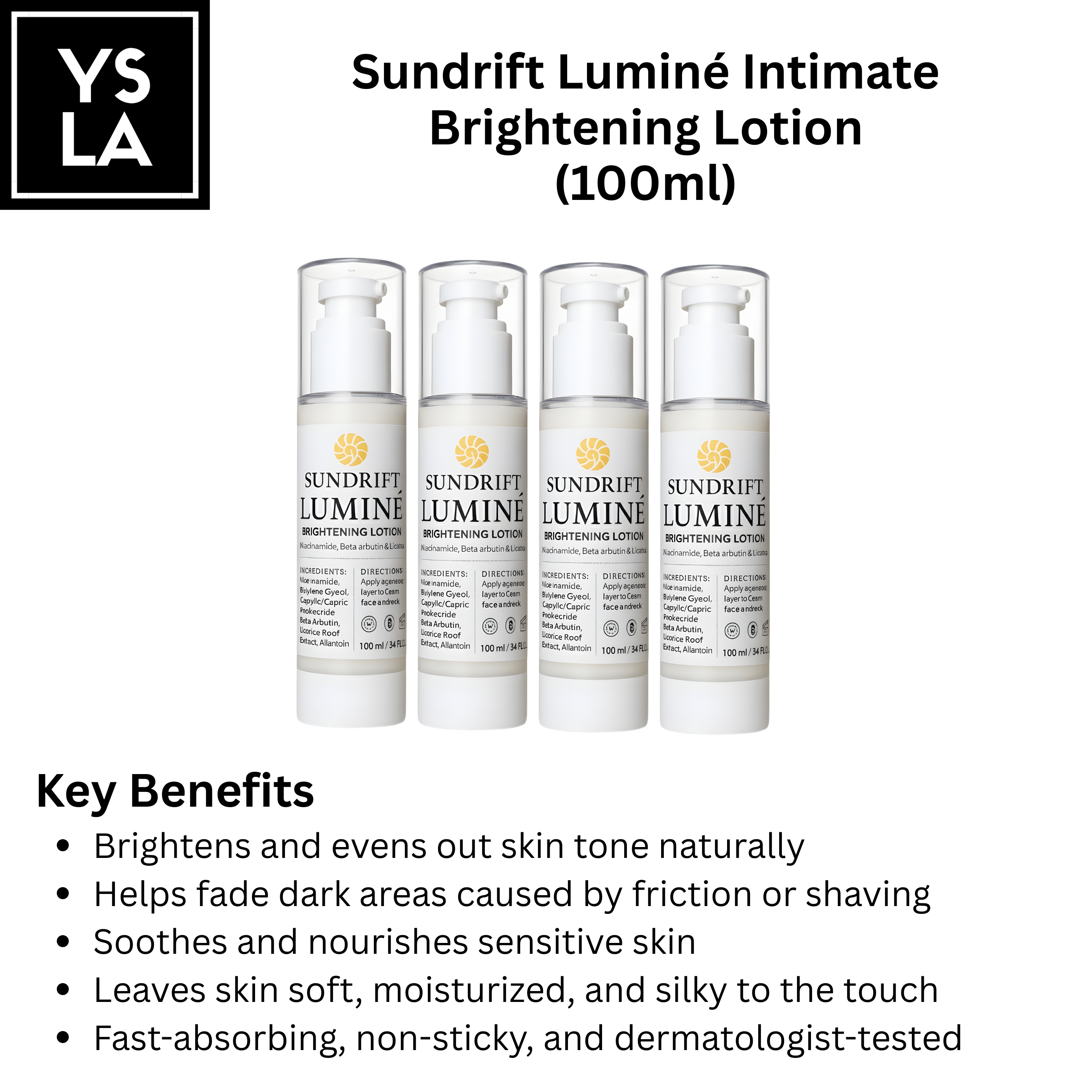 Sundrift Luminé Intimate Brightening Lotion (100ml)