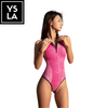 Trudive Seaglam 2mm Pink Bling Sleeveless Front-Zip Wetsuit